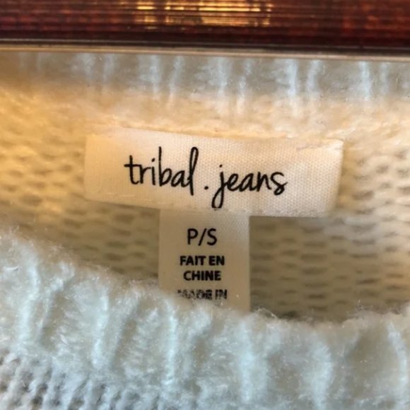 Tribal Jeans Fair isles sweater NWT sxS - Picture 2 of 9